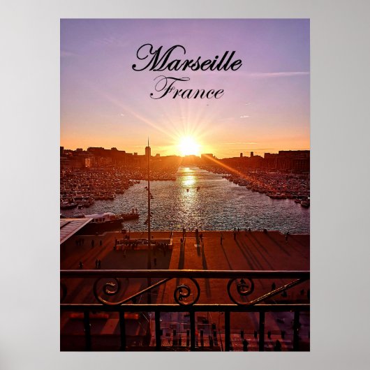Foto Marseille Old Port France 192 Poster (Vorne)