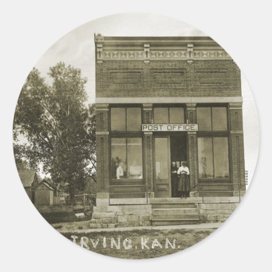 FOTO MARSHALL LANDKREIS KS RUNDER AUFKLEBER (Vorderseite)