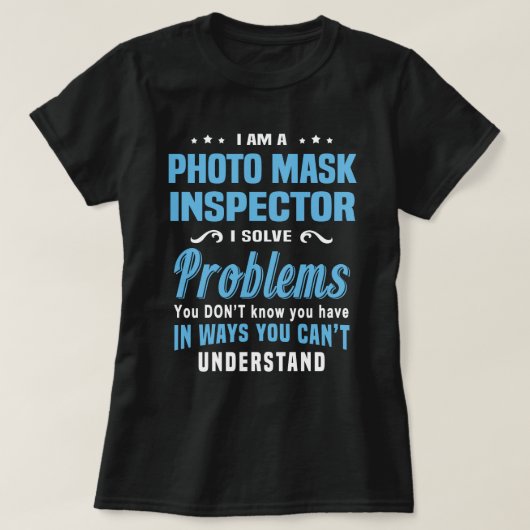 Foto Mask Inspector T-Shirt (Design vorne)