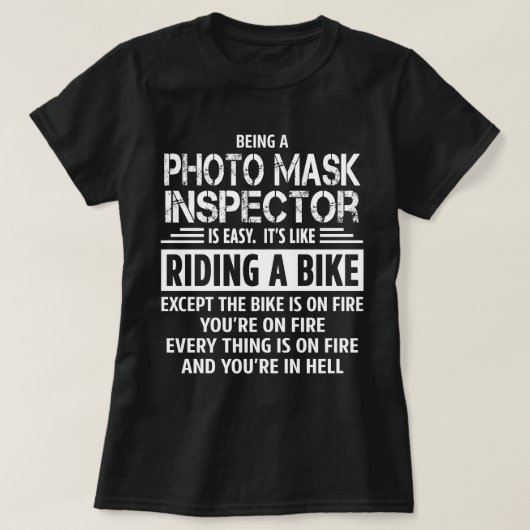 Foto Mask Inspector T-Shirt (Design vorne)