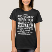 Foto Mask Inspector T-Shirt (Vorderseite)