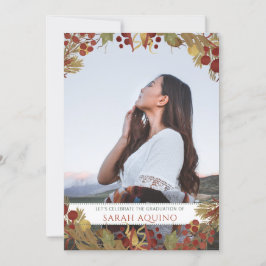 Foto Mature Woman Graduation Party Einladung