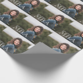 Foto MBA Grad Abschluss Geschenkpapier