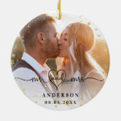 Foto mehr frisch gezapfte Goldschneejause Keramik Ornament (Hinten)