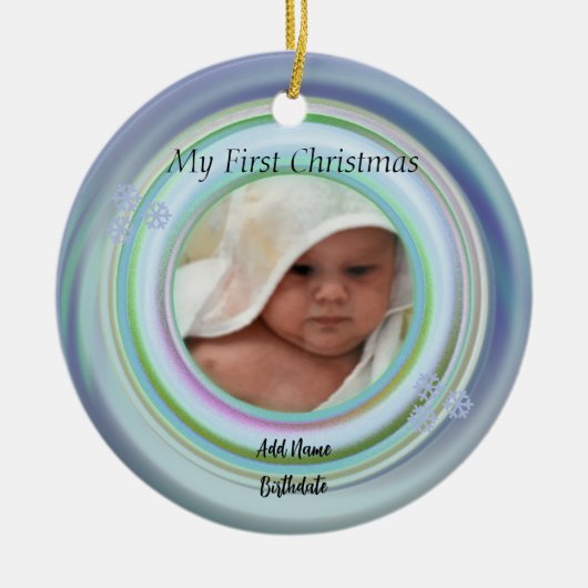 Foto Mehrfarbige Keramik hinzufügen Ornament (Vorne)