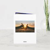 Foto Meilenstein Geburtstag Vielen Dank, blaues Go Dankeskarte (Rückseite)