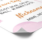 Foto Meilenstein-Poster für das Flugzeug Poster (Ecke)