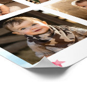 Foto Meilenstein-Zeichen Poster (Ecke)