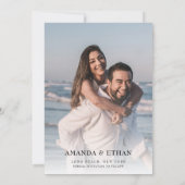 Foto Meine Menschen werden verheiratet Save The Date (Rückseite)