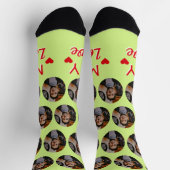 Foto meiner Liebe für Ehefrau Socken (Oben)