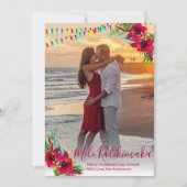 Foto Mele Kalikimaka Weihnachtskarten Feiertagskarte (Vorderseite)