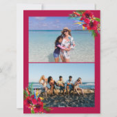 Foto Mele Kalikimaka Weihnachtskarten Feiertagskarte (Rückseite)