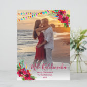 Foto Mele Kalikimaka Weihnachtskarten Feiertagskarte (Stehend Vorderseite)