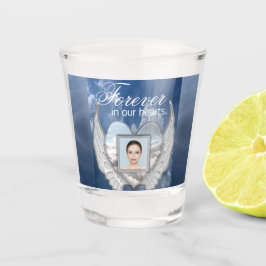 Foto Memorial Angel Wings Shot Glass Schnapsglas
