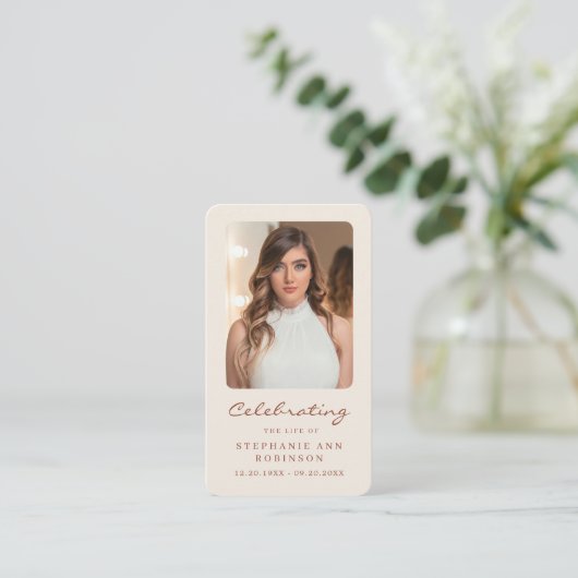 Foto Memorial Bar Settecentesimo Visitenkarte (Stehend Vorderseite)