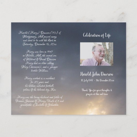 Foto Memorial Beerdigung Orden des Dienstprogramms (Vorderseite)