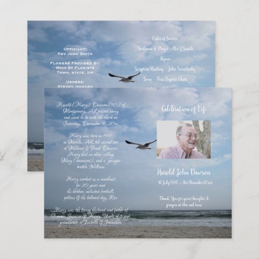 Foto Memorial Beerdigung Orden des Dienstprogramms (Vorne/Hinten)