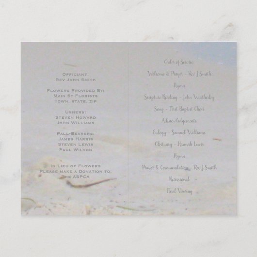 Foto Memorial Beerdigung Orden des Dienstprogramms (Rückseite)