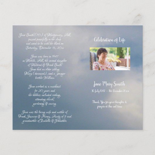 Foto Memorial Beerdigung Orden des Dienstprogramms (Vorderseite)