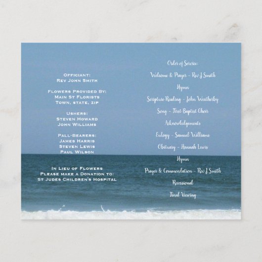 Foto Memorial Beerdigung Orden des Dienstprogramms (Rückseite)