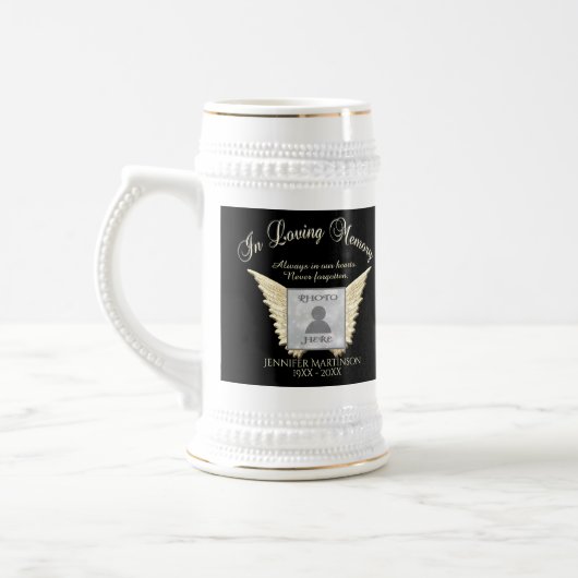 Foto-Memorial Bierglas (Links)