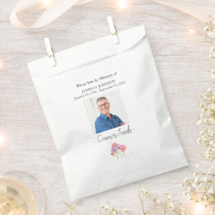 Foto Memorial Cosmos Samenbeerdigung Geschenktütchen