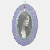 Foto-Memorial / Erinnerung Keramik Ornament (Links)