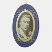 Foto-Memorial / Erinnerung Keramik Ornament (Links)