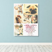 Foto-Memorial Gedicht Leinwanddruck (Insitu (Holzboden))