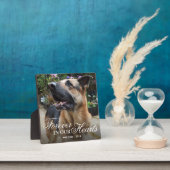 Foto-Memorial-Geschenk | Forever in unseren Herzen Fotoplatte (InSitu)