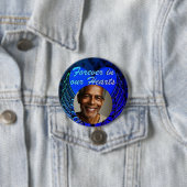 Foto Memorial Heart Angel Wings Button (Beispiel)