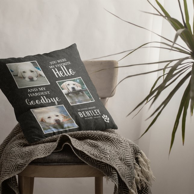 Foto-Memorial-Hund Keepake | Pet Loss Kissen (Von Creator hochgeladen)
