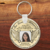 Foto Memorial in Love Memory Schlüsselanhänger (Vorderseite)