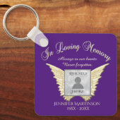 Foto Memorial in Love Memory Schlüsselanhänger (Vorderseite)