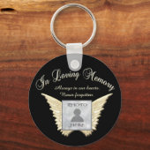 Foto Memorial in Love Memory Schlüsselanhänger (Vorderseite)