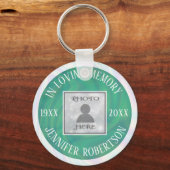 Foto Memorial in Love Memory Schlüsselanhänger (Vorderseite)