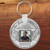 Foto Memorial in Love Memory Schlüsselanhänger (Vorderseite)