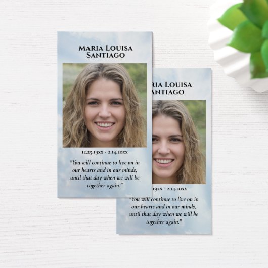 Foto Memorial Keepake (Schreibtisch)