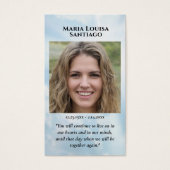 Foto Memorial Keepake (Vorderseite)