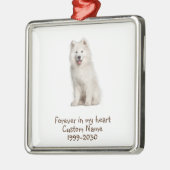 Foto-Memorial Keepake-Dog Ornament Aus Metall (Links)