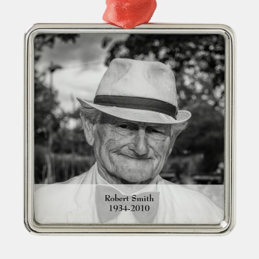 Foto Memorial Keepake Ornament (Vorne)