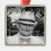 Foto Memorial Keepake Ornament Aus Metall (Vorne)