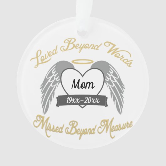 Foto Memorial Keepake - Personalisierte Weihnachte Ornament (Vorderseite)