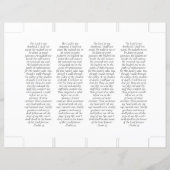 Foto-Memorial-Lesezeichen für Red Kardinal (Rückseite)