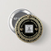 Foto Memorial Love Memory Button (Vorne & Hinten)