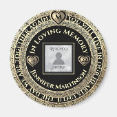 Foto Memorial Love Memory Magnet (Vorne)