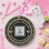 Foto Memorial Love Memory Pappteller (Party)