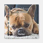 Foto Memorial Magnet mit Text - (Vorne)