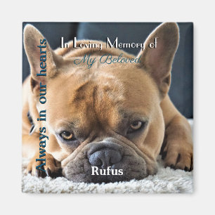 Foto Memorial Magnet mit Text -