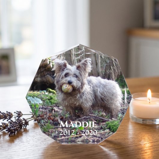 Foto-Memorial mit Name und Datum Fotoblock